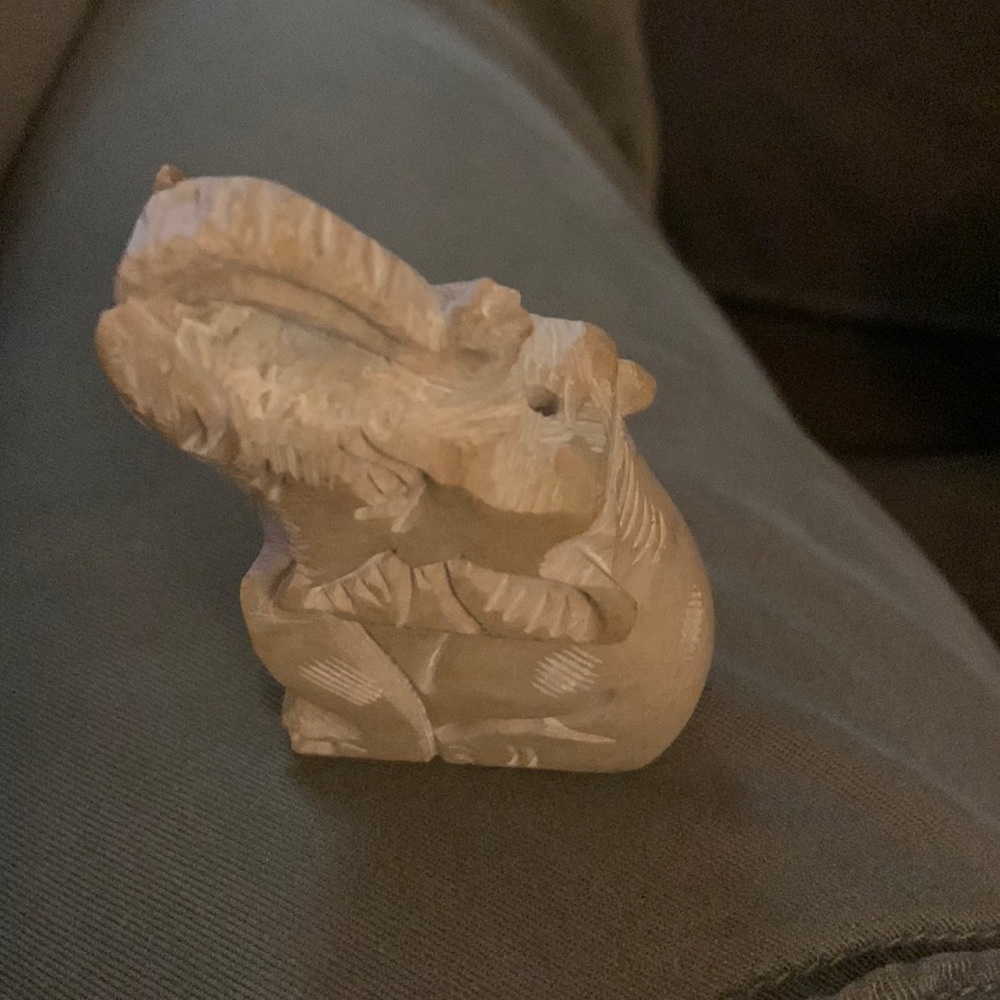 Stone Elephant 2” Incense Burner